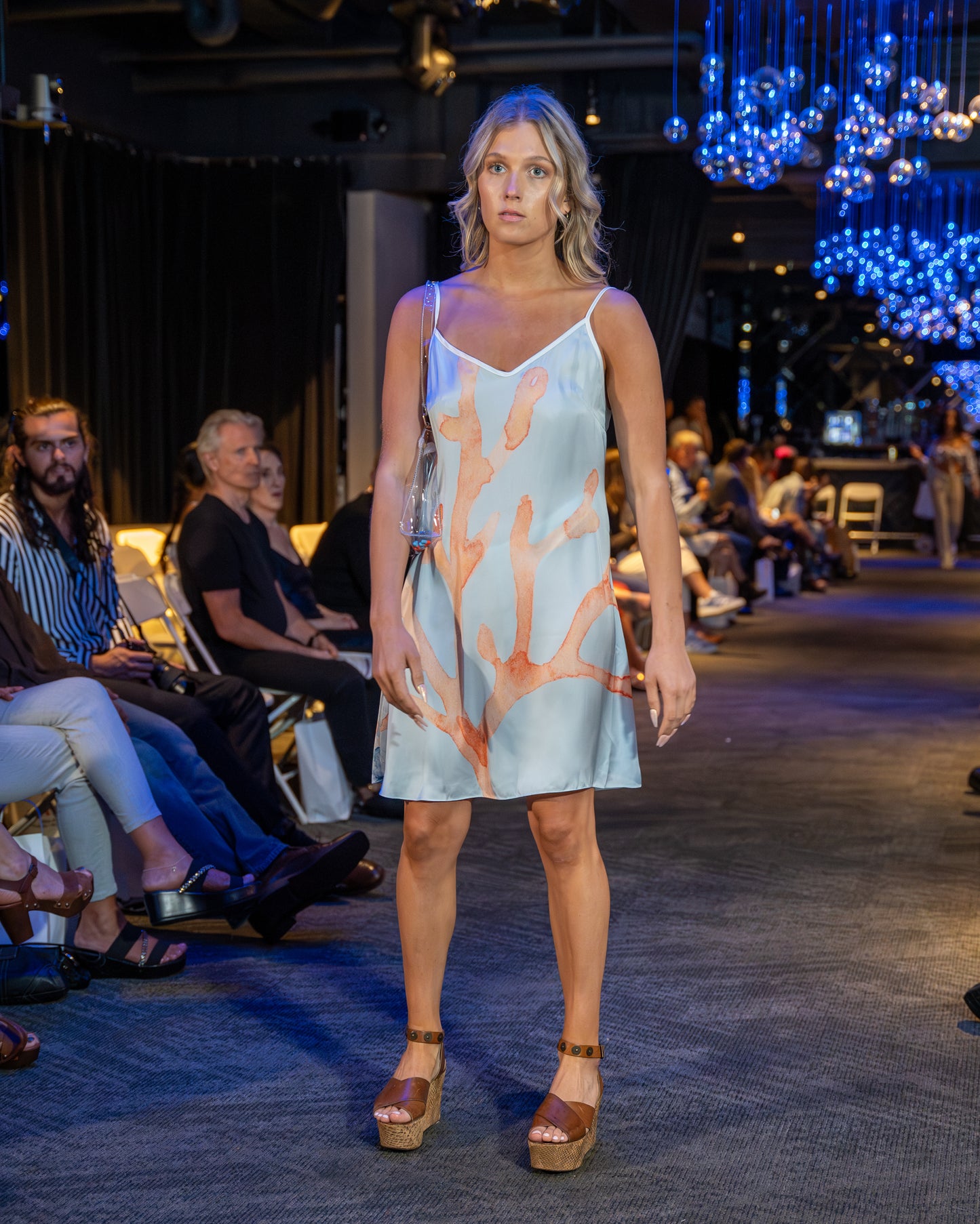 Runway Collection SS24 Coral Reef Silk Mini